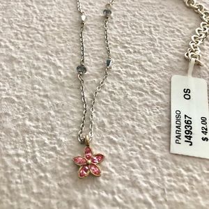 BRIGHTON floral beads pendant necklace